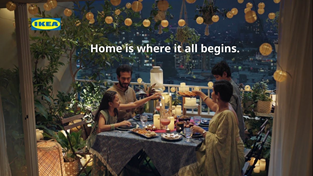 Photo 3 Publicité d’Ikea « Home is where it all begins "